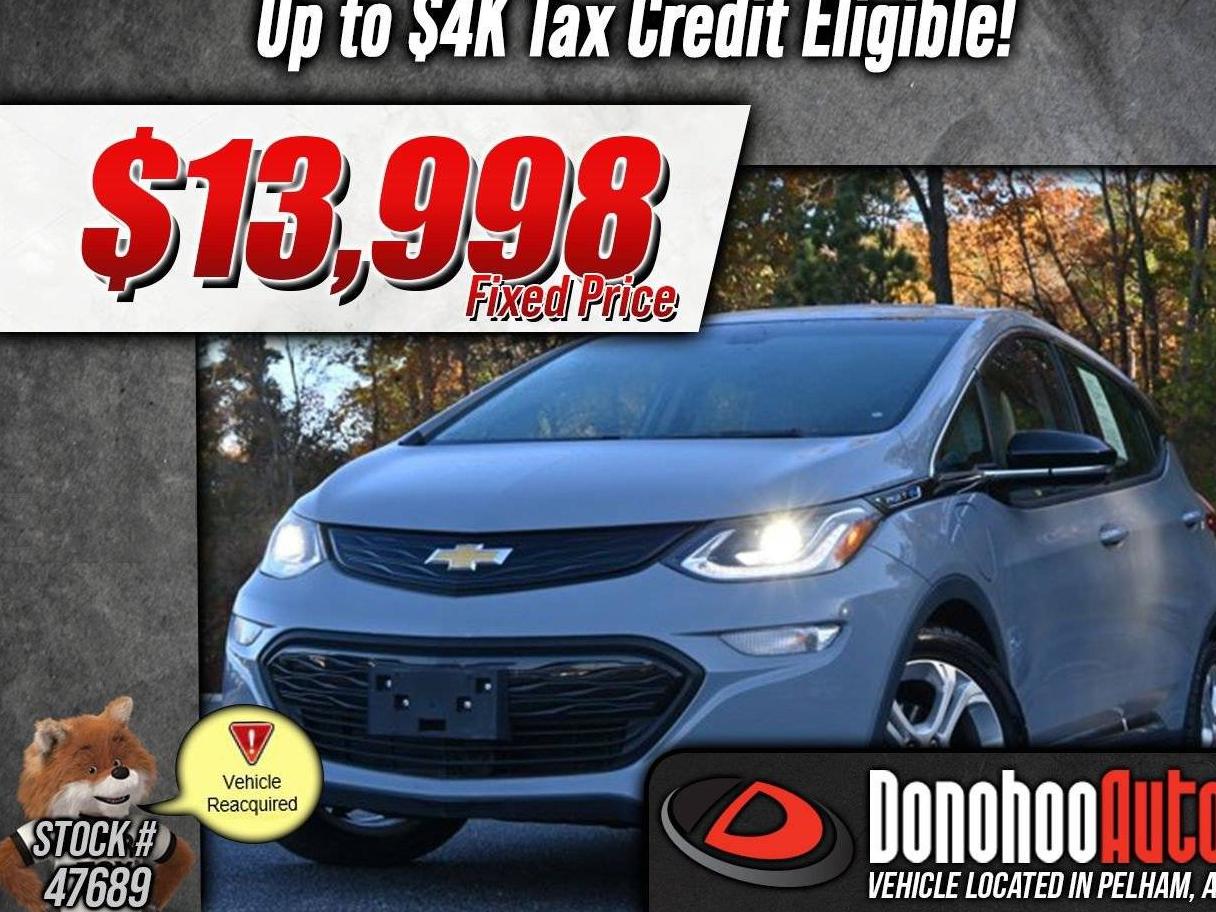 CHEVROLET BOLT EV 2020 1G1FW6S09L4115405 image